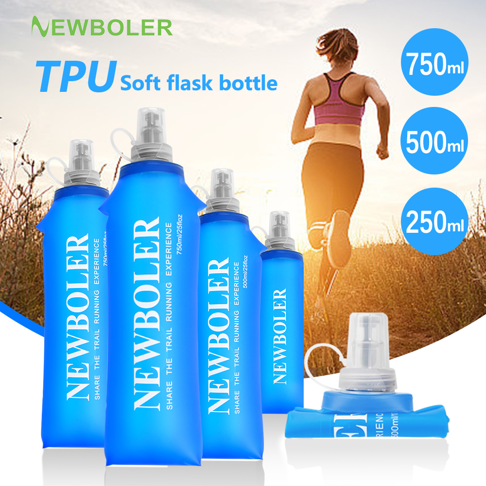 Camping Cooking Bag - 750ML Water Bottle TPU Folding Soft