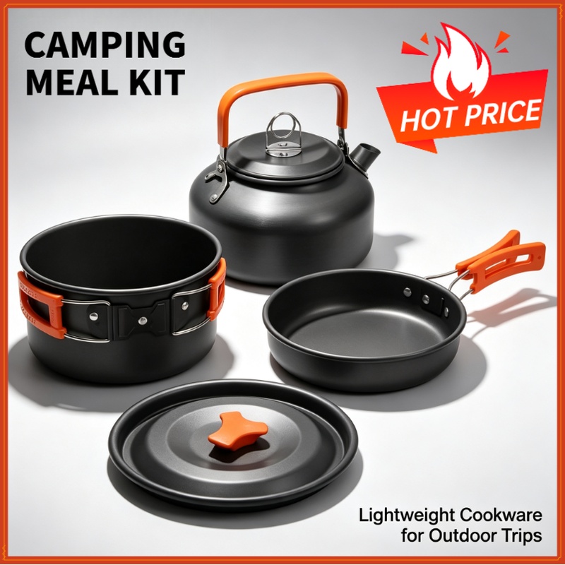 Camping Cooking Can - Camping Cooking set Camping Cookware Travel