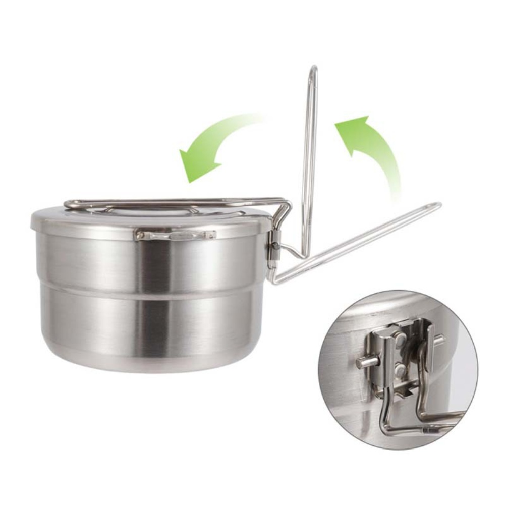 Stainless Steel Outdoor Cookin - Camping Cooking Materials 评论和价格