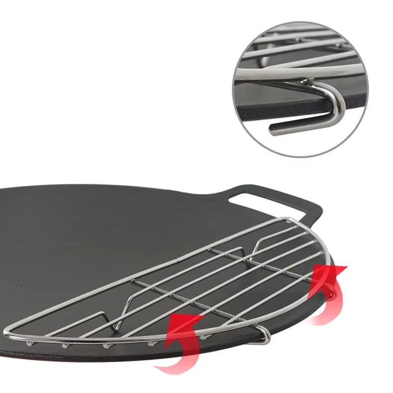 Outdoor Barbecue Net Steam Rac - Camping Cooking Pot Stainless Steel 评论和价格
