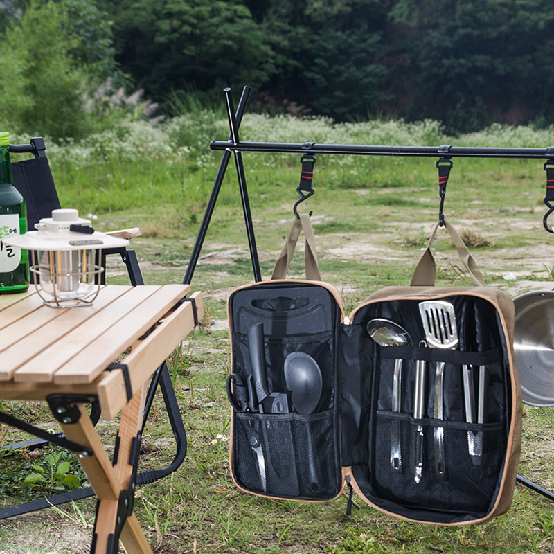 8pcs Camping Kitchen Cookware  - Camping Cooking Can 评论和价格