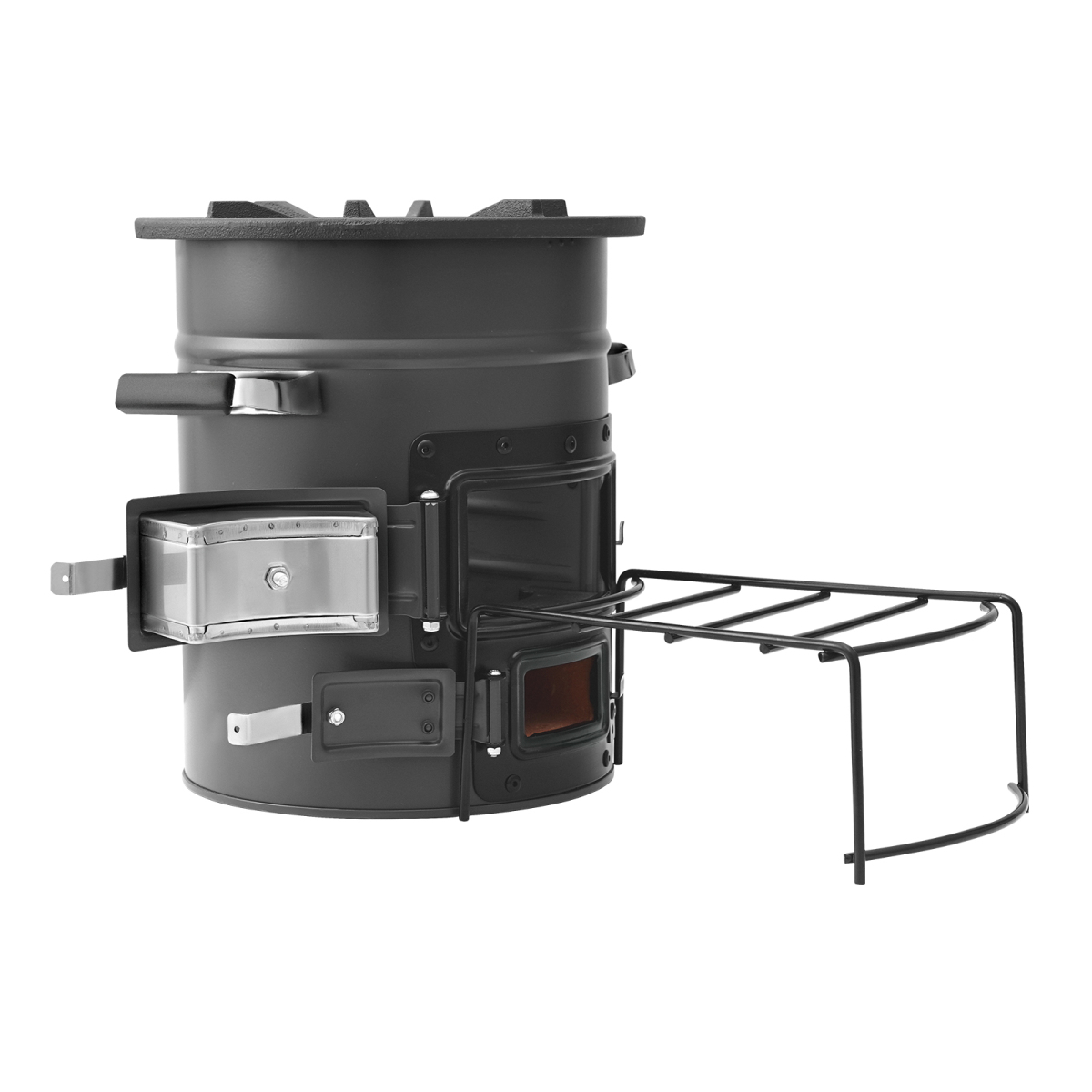Camping Rocket Stove, Wood Bur - Camping Double Cooking Stove 评论和价格