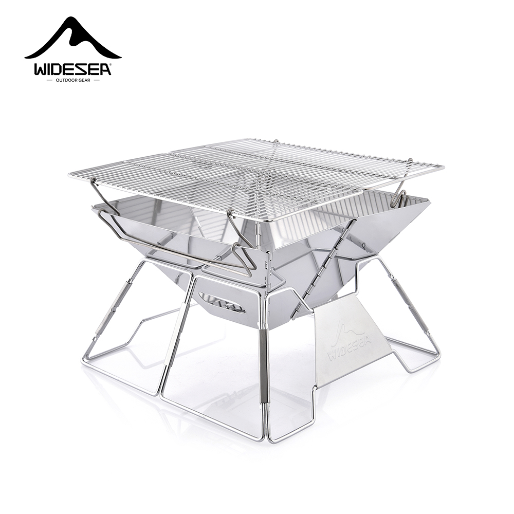 Widesea Windproof Wood-Burning - Camping Cooking Grate 评论和价格