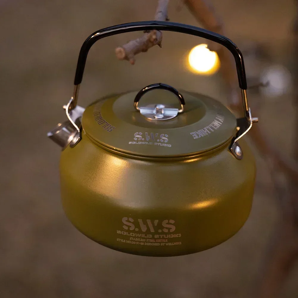 Stainless Steel Kettle 0.8L Po - Camping Cooking Pot Stainless Steel 评论和价格