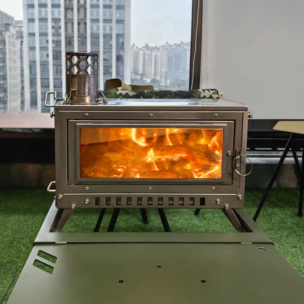 Firewood Stove Tent Stove Fold - Camping Cooking Grate 评论和价格