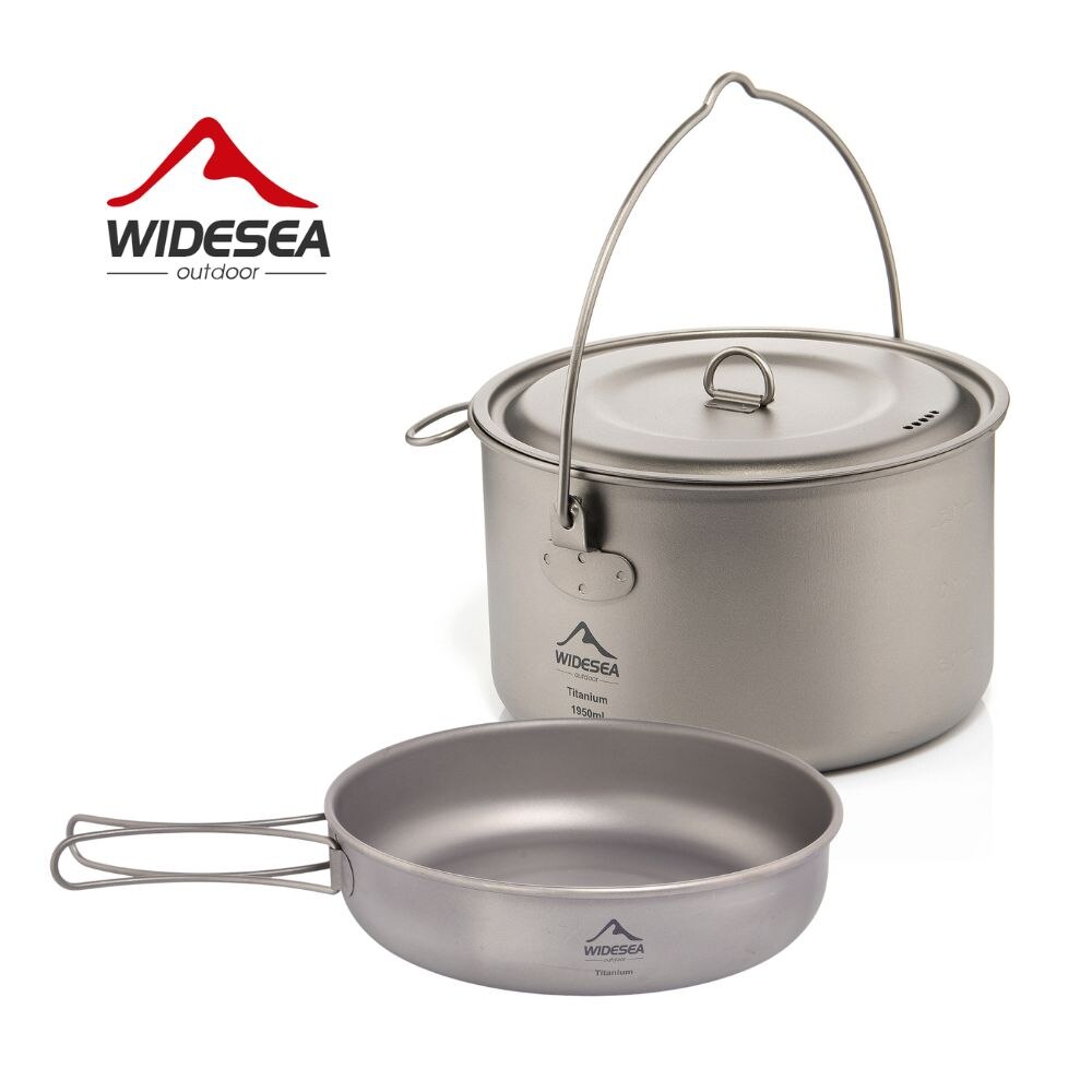 Widesea Camping Tableware Tita - Camping Cooking Pot Stainless Steel 评论和价格