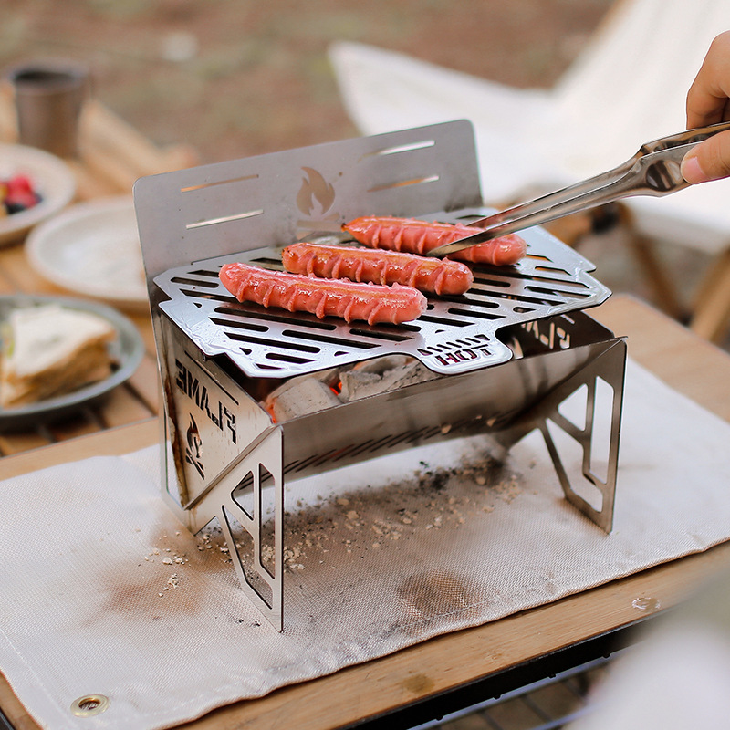 Outdoor Wood Burning Camp Stov - Camping Cooking Fire Pit 评论和价格
