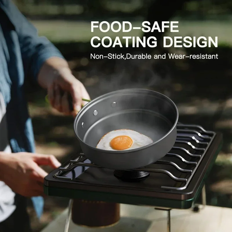 Camping Cooking Set, Outdoor K - Camping Cooking Set With Kettle 评论和价格