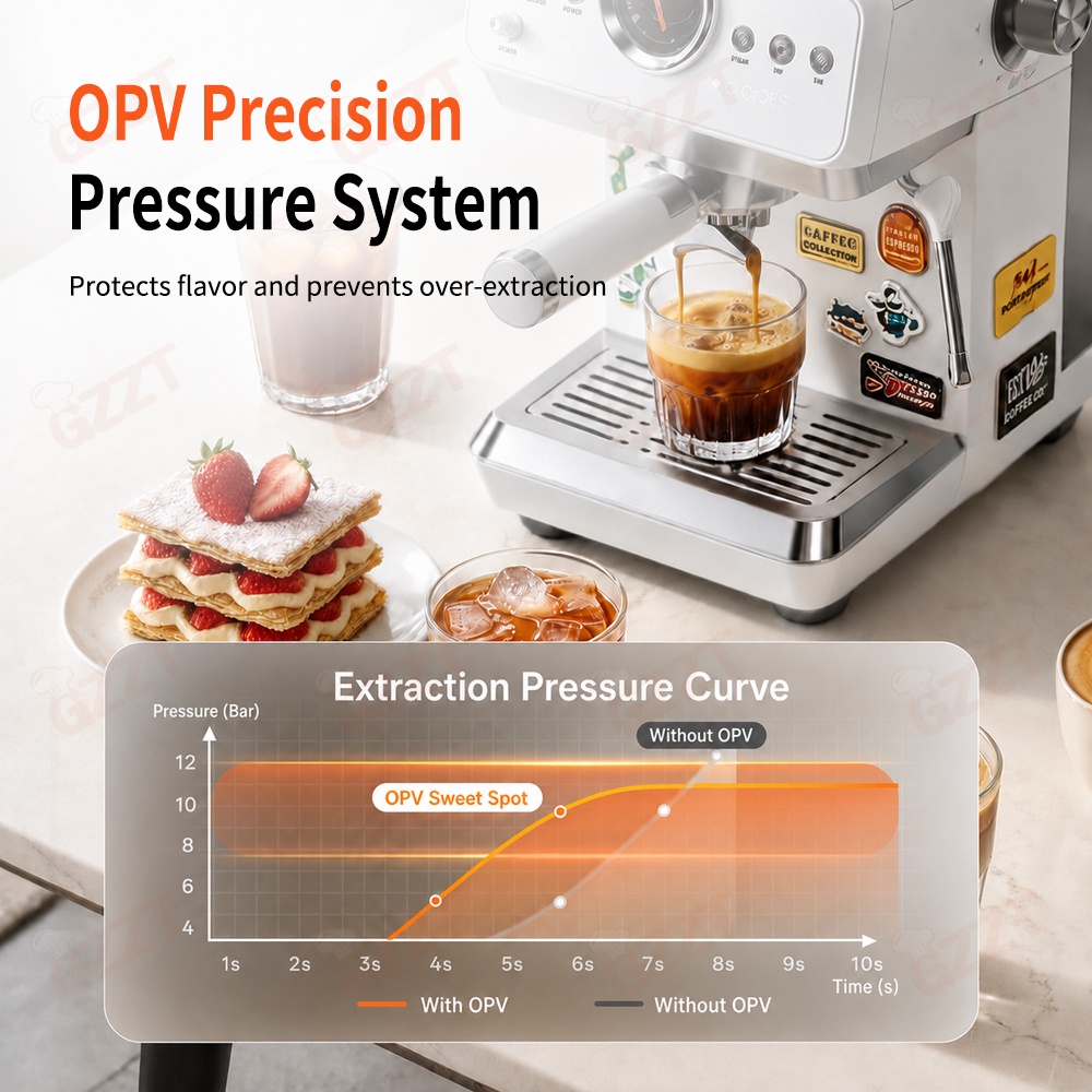 GZZT CM2250 Semi-Auto Espresso - Pocket Coffee Maker 评论和价格