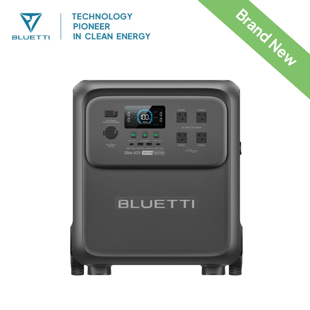 BLUETTI Elite 400 2600W 3840Wh - Camping Cooking Can 评论和价格