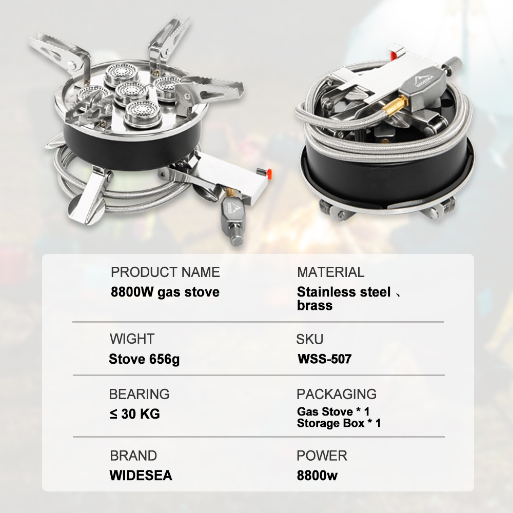 Widesea Camping 5in1 Gas Stove - Camping Cooking Grate 评论和价格