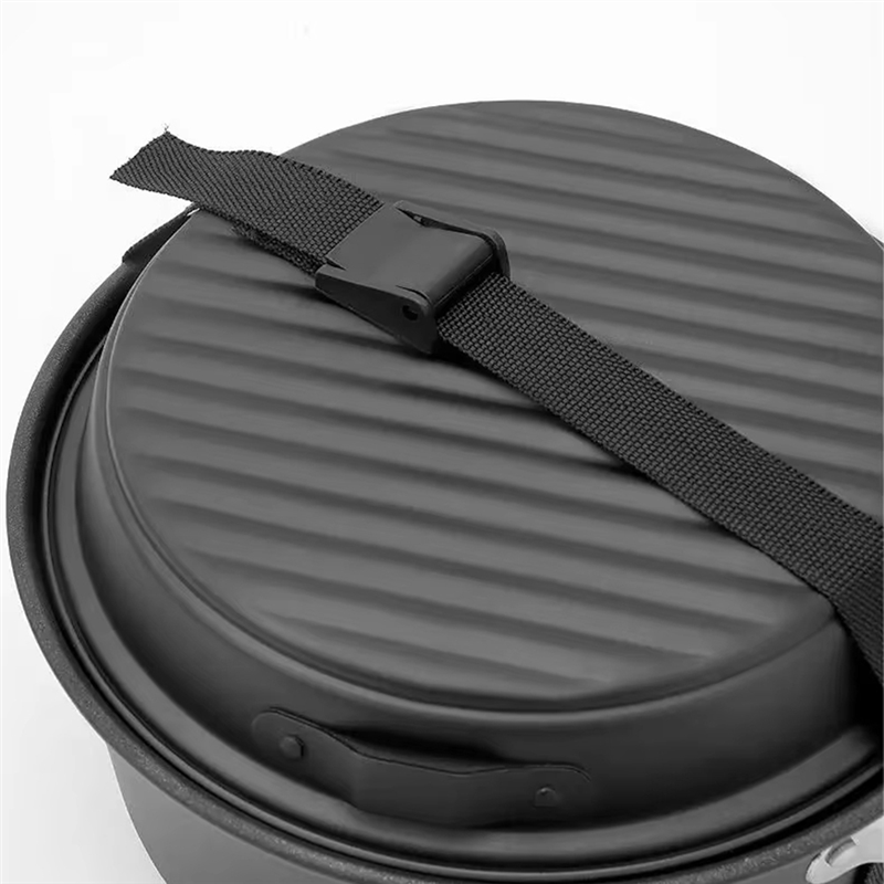 ABJO-5-Piece Non-Stick Camping - Camping Cooking Set With Kettle 评论和价格