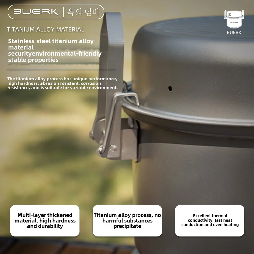 Outdoor Camping Multi Function - Camping Cooking Pot Stainless Steel 评论和价格