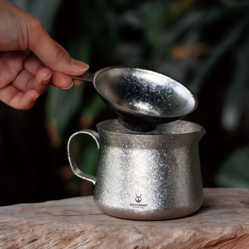 Titanium Coffee Teapot Kettle  - Pocket Coffee Maker 评论和价格