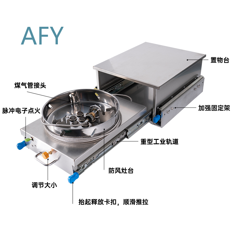 RV Gas Stove for Car Camper Va - Van Camping Cooking 评论和价格