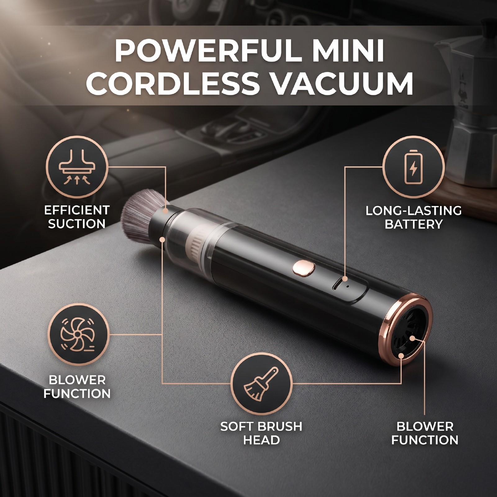 Car Vacuum Cleaner Car Vacuum  - Pocket Coffee Maker 评论和价格