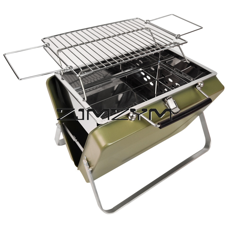 Foldable Barbecue Grill Adjust - Camping Cooking Grate 评论和价格