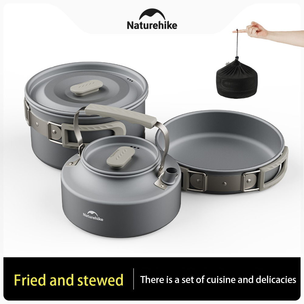 Naturehike Outdoor Pot Set,Cam - Camping Cooking Pot Stainless Steel 评论和价格